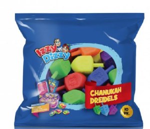 Picture of Wooden Dreidel Multicolor Medium Size 10 Pack